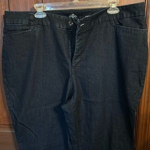 St.John’s Bay Jeans, straight leg, size 22W